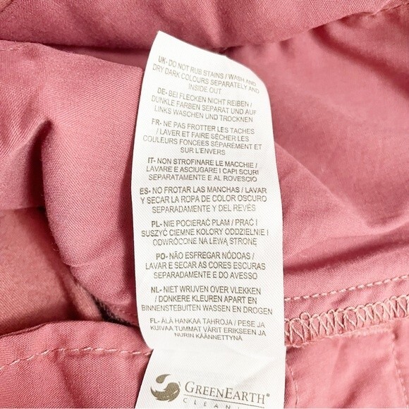 Boden Classic Stretch Cotton Chino High Rise Straight Leg Pants Rose Size 8 - Picture 8 of 11